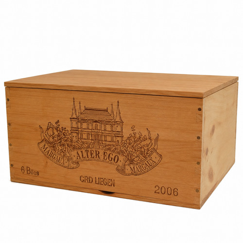 French bottle wooden wine - french, 6
