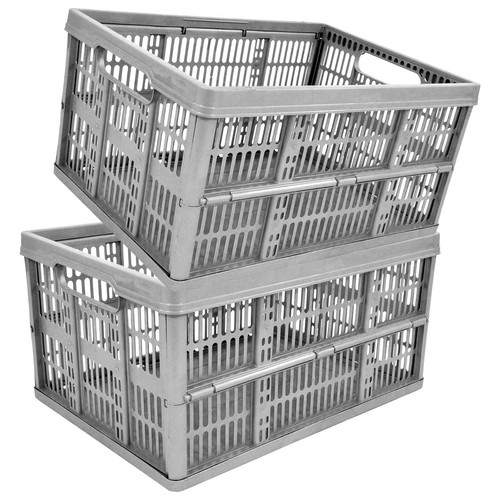Fold flat crate plastic 32 - crate,