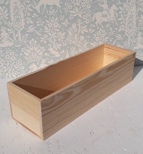 Wooden crate natural - crate, wood
