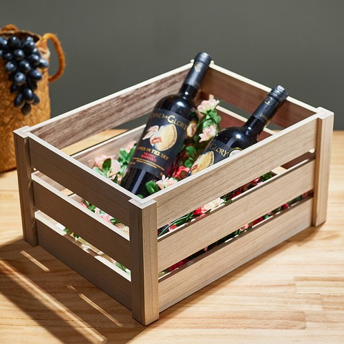 Vintage wooden crate - wooden, boxes