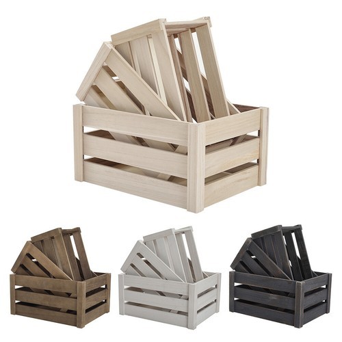 Wooden crate boxes storage - wooden,