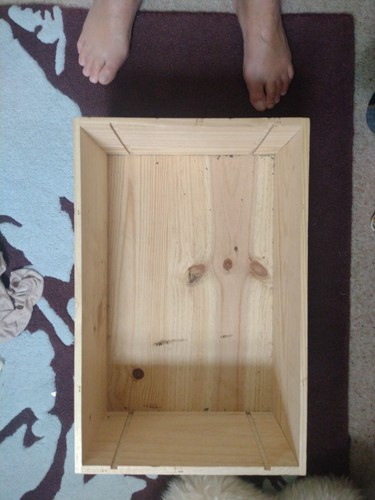 Used wooden wine - used,