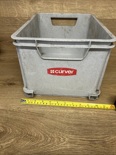 Vintage curver stackable crate - vintage,
