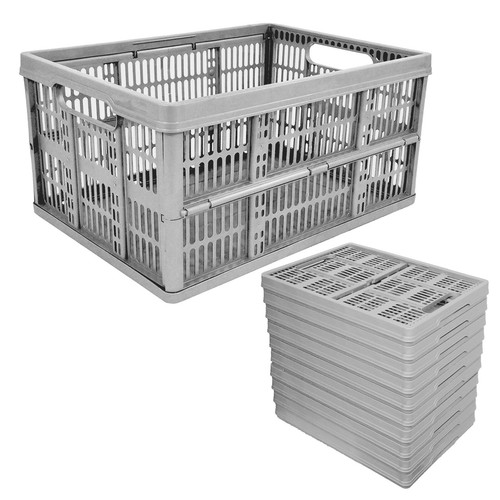 Plastic folding storage - folding, crate