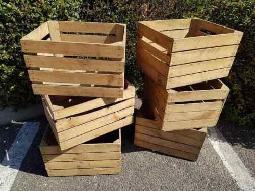 Wooden crate boxes storage - wooden,