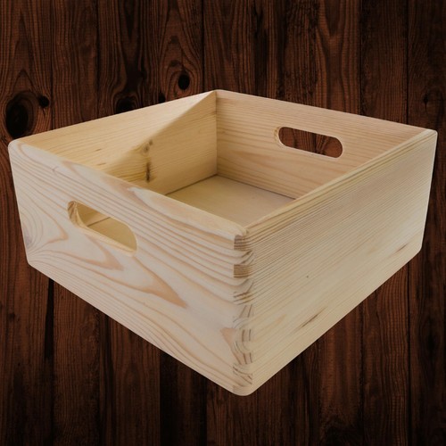Square wooden storage - square,