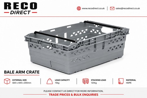 Used bale arm crate - bale,