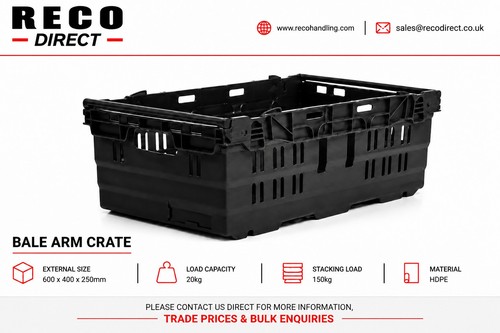 Used black deep bale - x,