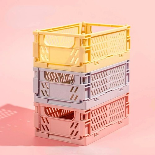 Foldable plastic storage - plastic,
