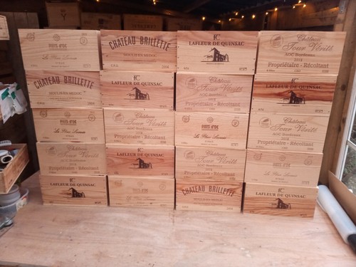 Wooden wine box crate - wine,