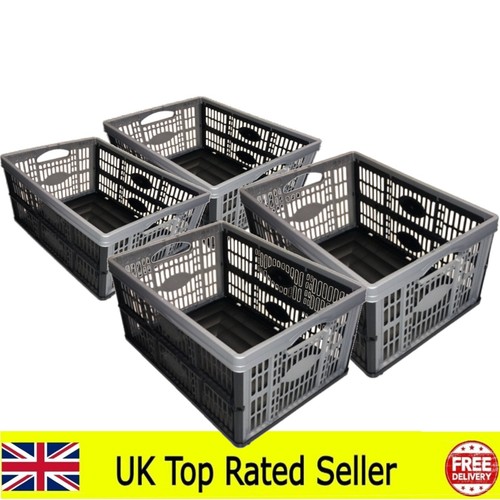 Fold flat storage crate box - storage,