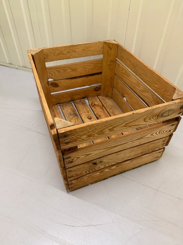 Wooden fruit crate - wooden, storage
